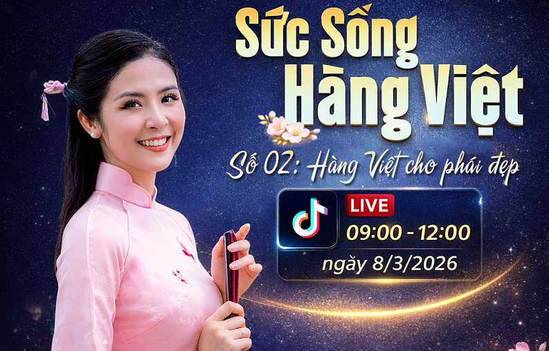 Hoa hậu Ngọc Hân: Lan tỏa ''Sức sống hàng Việt'' trên nền tảng số