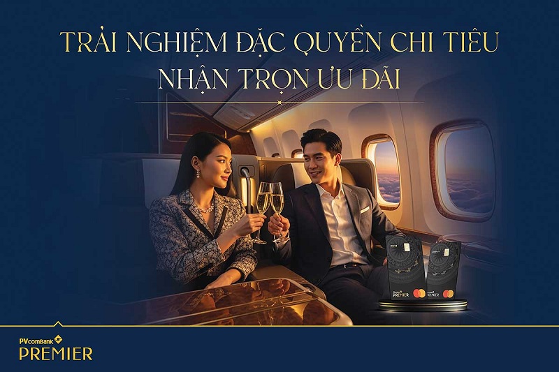 Tận hưởng đặc quyền ưu đãi cùng thẻ tín dụng PVcomBank Premier